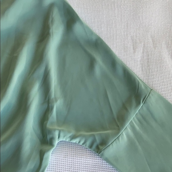 Umgee woman’s top size S zipper long sleeves teal - Picture 7 of 11